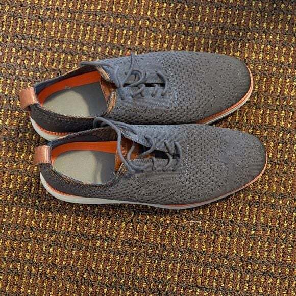 Cole Haan Gray and Orange Sneakers size 9